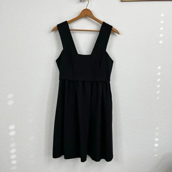 hm black pleated dress Women's Black Pleated Dress